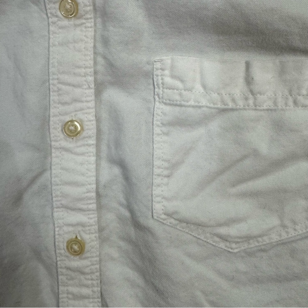 BNWT White Gap Shrunken Boyfriend Women’s Long Sleeve Button Down Size Medium - Picture 4 of 5
